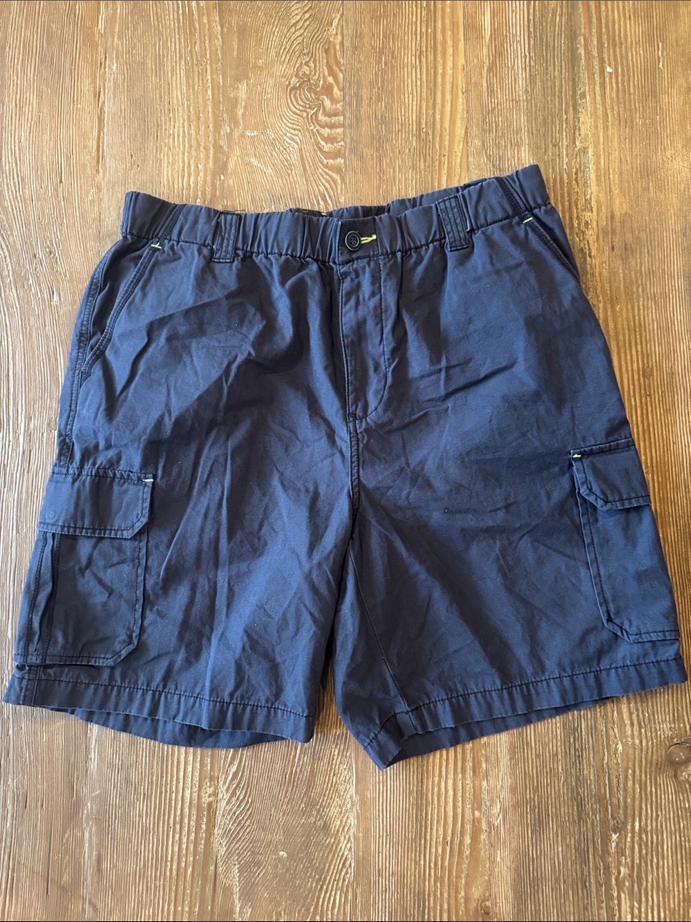 Tommy Bahama Relax cotton Dark Blue Cargo Shorts with Utility Pockets